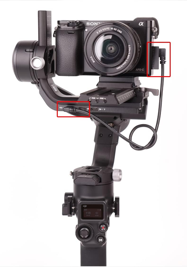 earlife كابل تحكم متعدد الكاميرات USB-C إلى متعدد، لجهاز DJI RS4 Pro RS4 RS3 Pro RS3 Mini RS3 RSC2 RS2 مثبت الكاميرا، لكاميرا سوني A6400 A6500 A6600 A7M3 A7M4 A7R3 A7R4 A7S3 A7S4 RX100VI RX100VII (UP) - Image 3